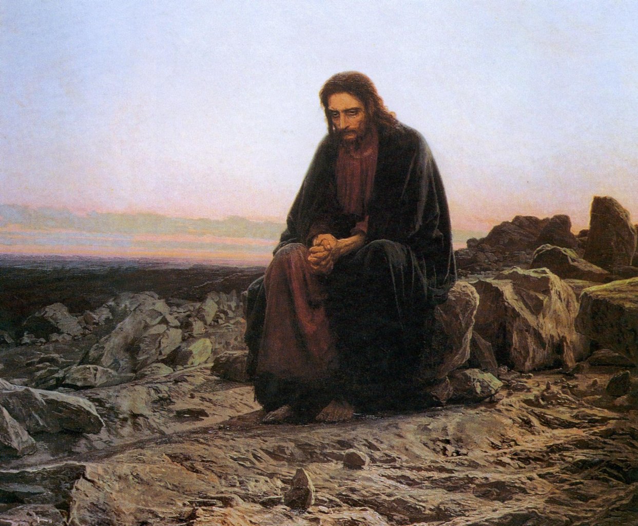 И. Н. Крамской «Христос в пустыне»